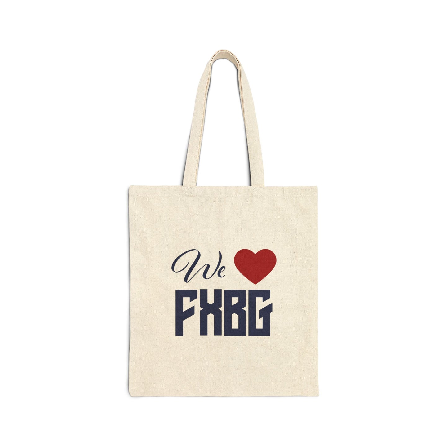 Fredericksburg Cotton Canvas Tote Bag | We Love FXBG Eco-Friendly Shopping Bag