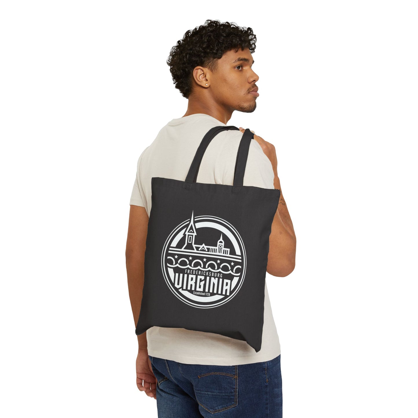 Fredericksburg Cotton Canvas Tote Bag | We Love FXBG Eco-Friendly Shopping Bag