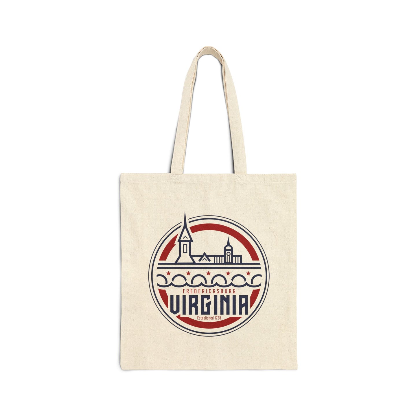 Fredericksburg Cotton Canvas Tote Bag | We Love FXBG Eco-Friendly Shopping Bag