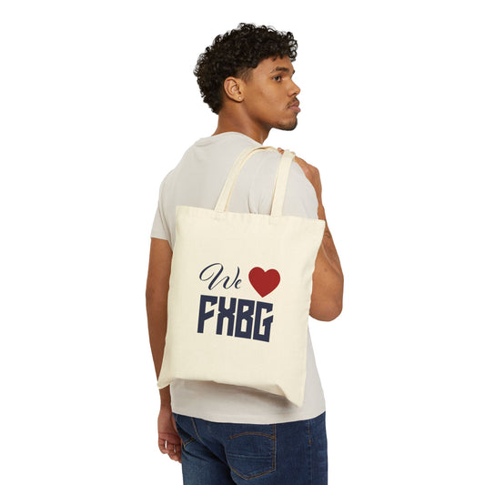 Fredericksburg Cotton Canvas Tote Bag | We Love FXBG Eco-Friendly Shopping Bag