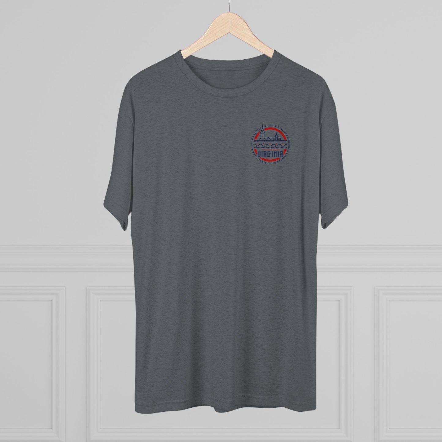 Fredericksburg Virginia Unisex Tri-Blend Crew Tee - Casual Comfortable T-Shirt for Every Occasion