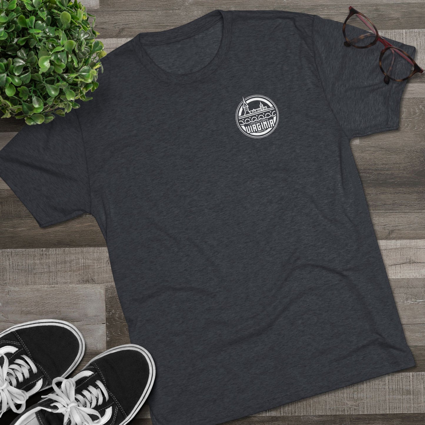 Fredericksburg Virginia Unisex Tri-Blend Crew Tee - Casual Comfortable T-Shirt for Every Occasion